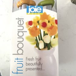 New Joie Decorative Fruit Cutter Set and Reusable Display Vase-16 pc set 