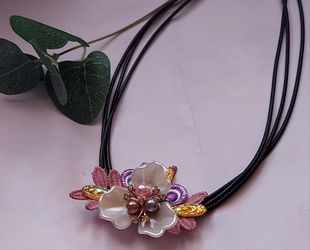 Handmade Cute, Pretty Necklace, Made With Love $ 20.00