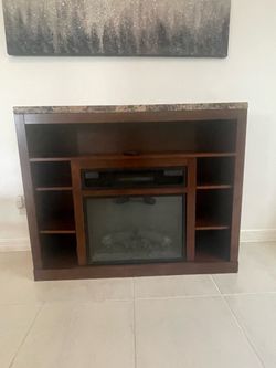 Electric Fireplace with heater