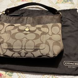 Coach Ergo Hobo Shoulder Bag, a specific style of handbag known for its distinctive shape and features.