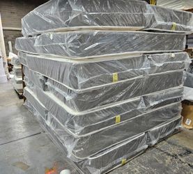 Twin size 11 inches thick double sided mattress with boxspring special