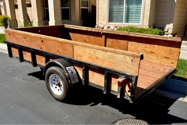 12 Foot Aztec Trailer (All Brand New Treated Wood Shell)