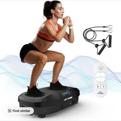  FLYBIRD Vibration Plate Exercise Machine | Remote + Bands Used But | Like New