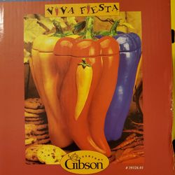 Gibson Pepper Cookie Jar