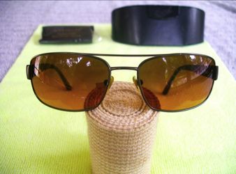 RARE Vintage Persol 2279-S 834 58/17 130 James Bond 007 ITALY Polarized Aviator Sunglasses Brown with Case