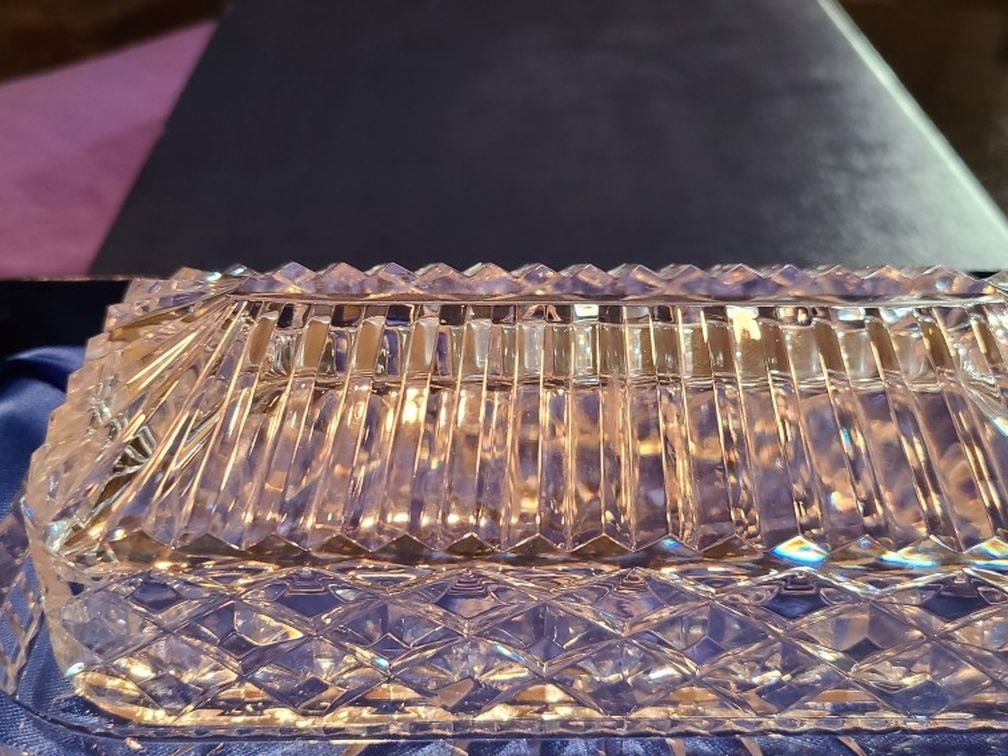 Waterford Crystal Butter Dish 