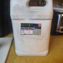 4 Gal. Unflavored Liquid Nicotine Base 50/50/36%