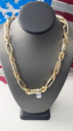 14k 30inch 10.8mm Hollow Chain