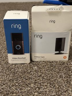 Ring Camera System Outdoor / Indoor Cameras  No Issues!