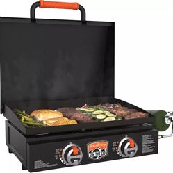 Blackstone Adventure Ready 2-Burner 22" Propane Griddle with Hard Cover in Black