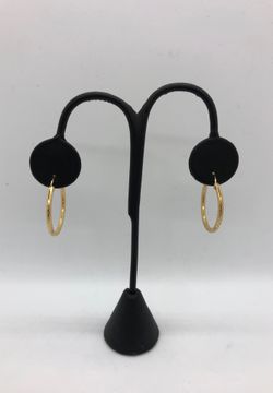 Gold Plated Hoops