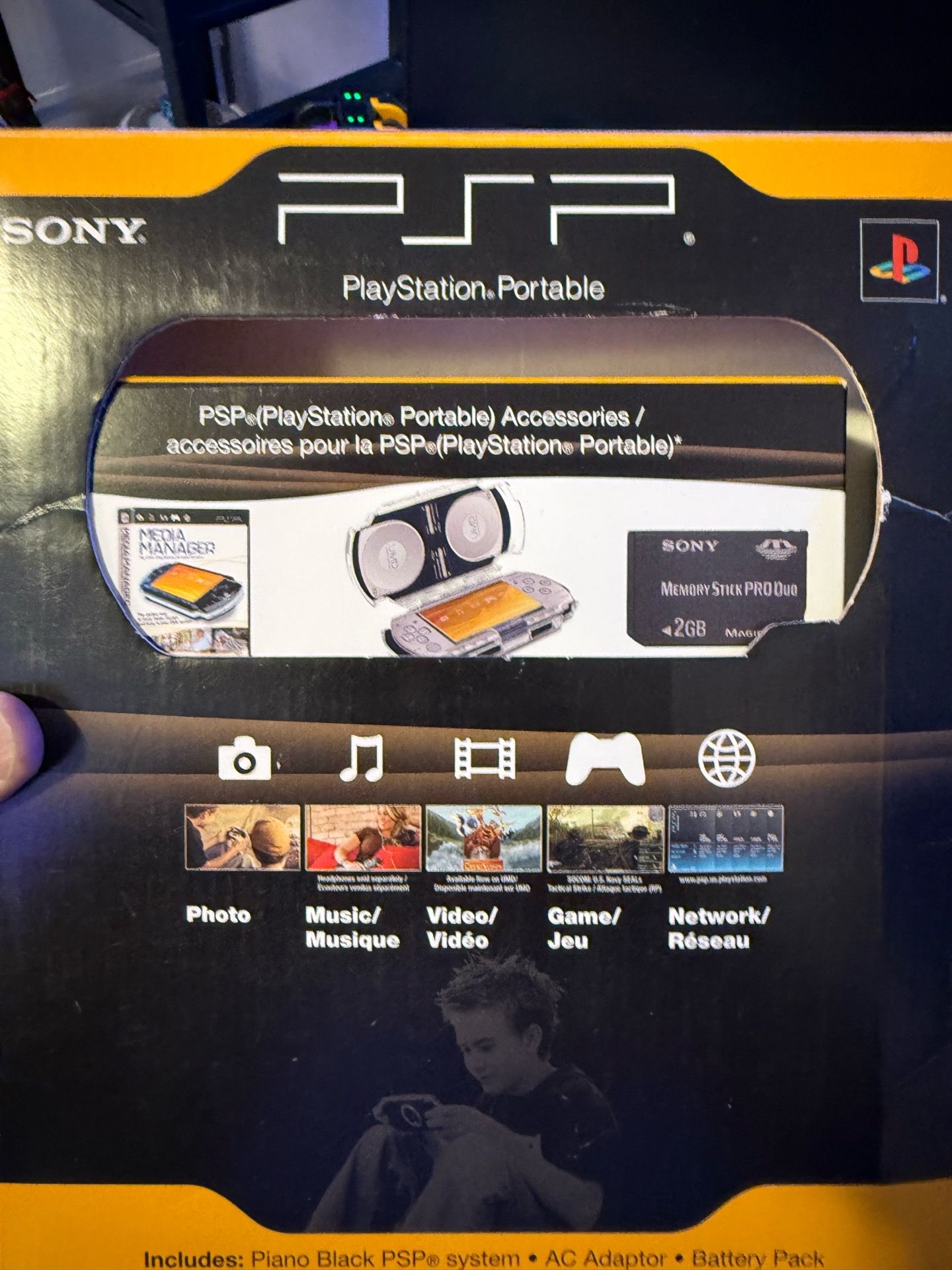PSP with box