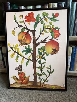 Original Acrylic Botanical Art Paintings