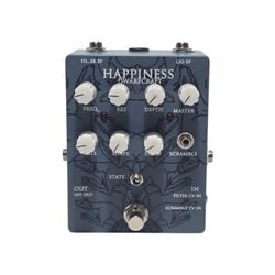 Dwarfcraft Devices Happiness Multi-Filter Guitar Effect Foot Pedal - BLUE