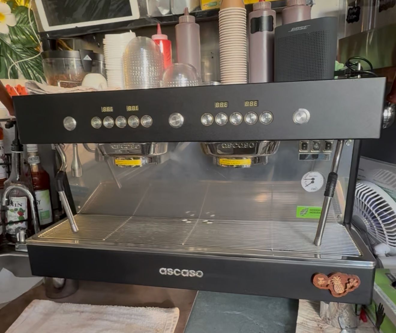 Barista T Plus Automatic 2 Group Espresso Machine - Black