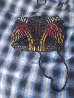 Beaded evening vintage purse