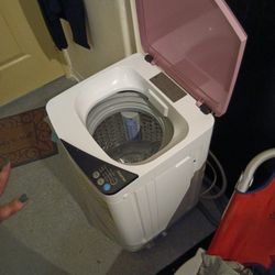 Giantex Washer With Fashion Pink Lid 
