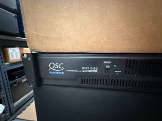 QSC RMX 2450 professional 2 Channel Power Amplifier, excellent condition, 2400 Watts