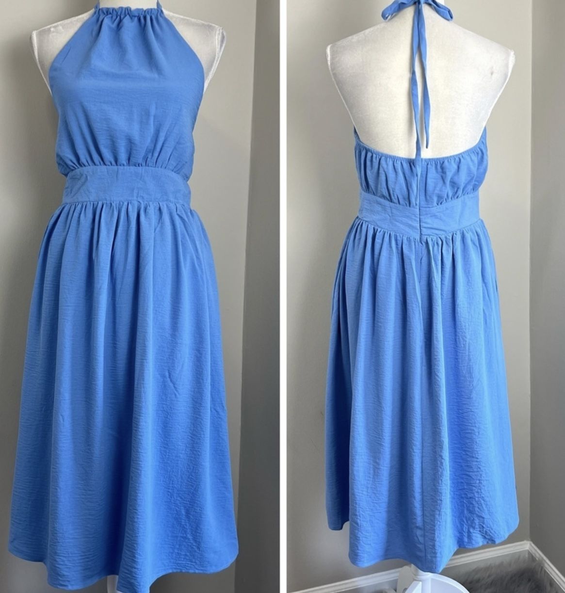 NSR Halter Top Dress Size XS  Will Fit a Small