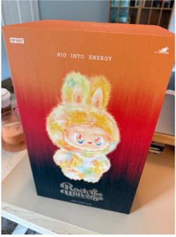 Pop Mart The Monsters Big Into Energy “Rock the Universe” Vinyl Plush Doll sealed
