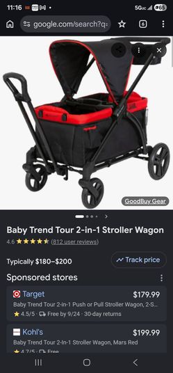 Baby Trend Tour 2-in-1 Stroller Wagon