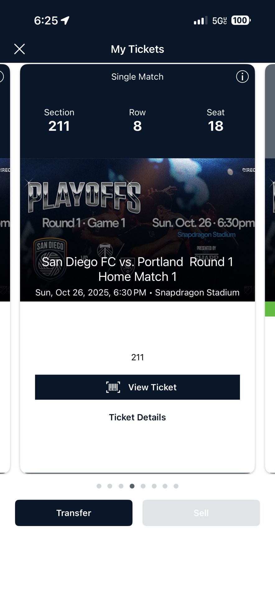 SDFC - 2 Tickets For Game 1 