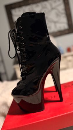 Pleasures Sexy ankle stiletto boots 8 inch heel
