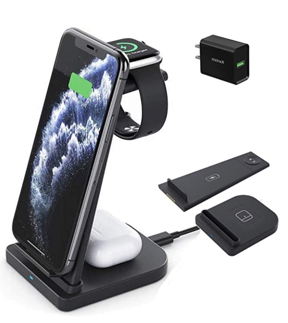 Detachable 3 in 1 Wireless Charger Stand