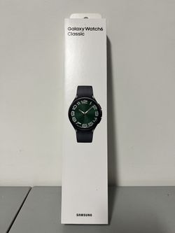 Brand New Sealed Samsung Galaxy Watch6 47mm Bluetooth and WiFi Smart Watch, Black SM-R960NZKAXAA