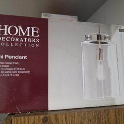 2 Glass Pendant Lights