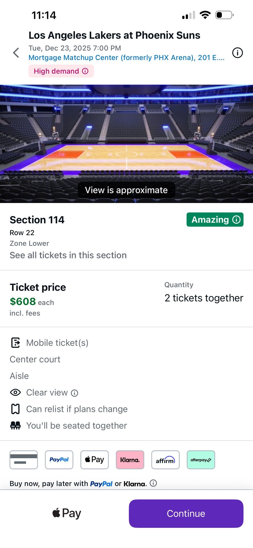 Suns Tickets Lakers Tickets