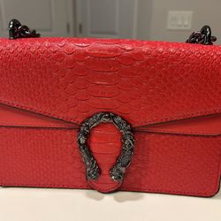 $49 TODAY!! Beautiful Designer Like Red Bag
