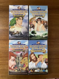 VHS Set — Great Heroes And Legends Of The Bible