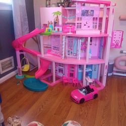 Barbie Dream House and Car