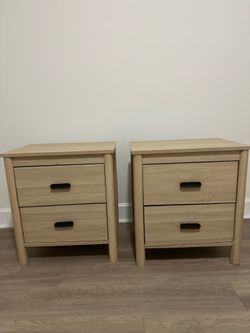 night stands with brown handle