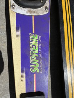 Supreme Single Graphite Water Ski