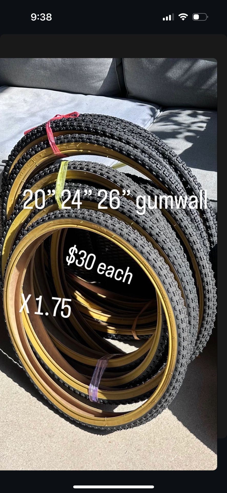 Brand New Bmx Bike Bicycle Tires 