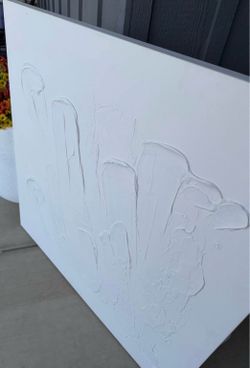 $500 Pottery Barn textured painting on canvas