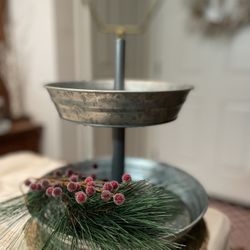 Galvanized Tiered Tray