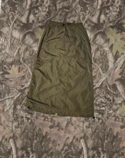 Olive Green Midi Skirt