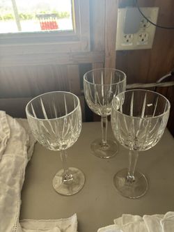 3 Waterford Goblets