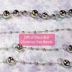 24ft Disco Ball Christmas Tree Beads 