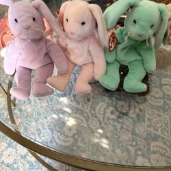 Beanie Babies Bunnies 
