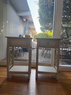 Nightstands wood grey