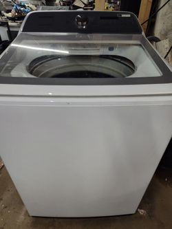 SAMSUNG  5.0 CU FT CAPACITY STAINLESS STEEL DRUM TOP LOADER WASHER