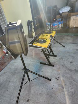 Dj Mixer And Jbl Speak