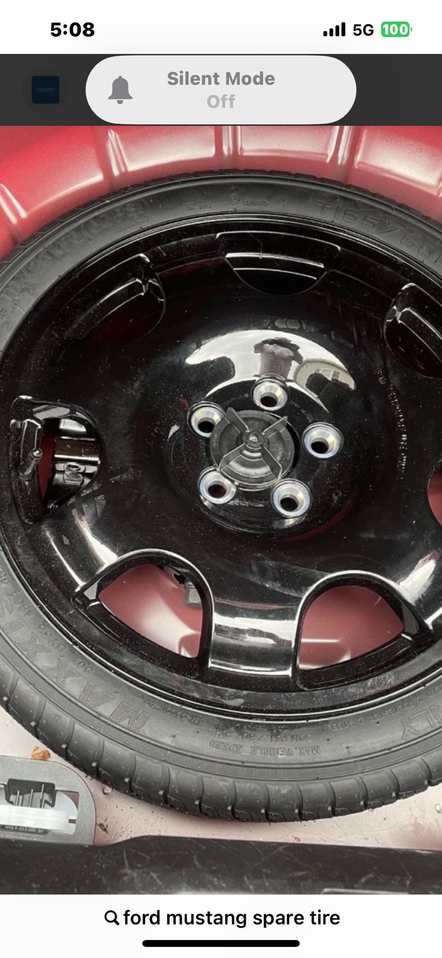 Ford Mustang Spare Tire
