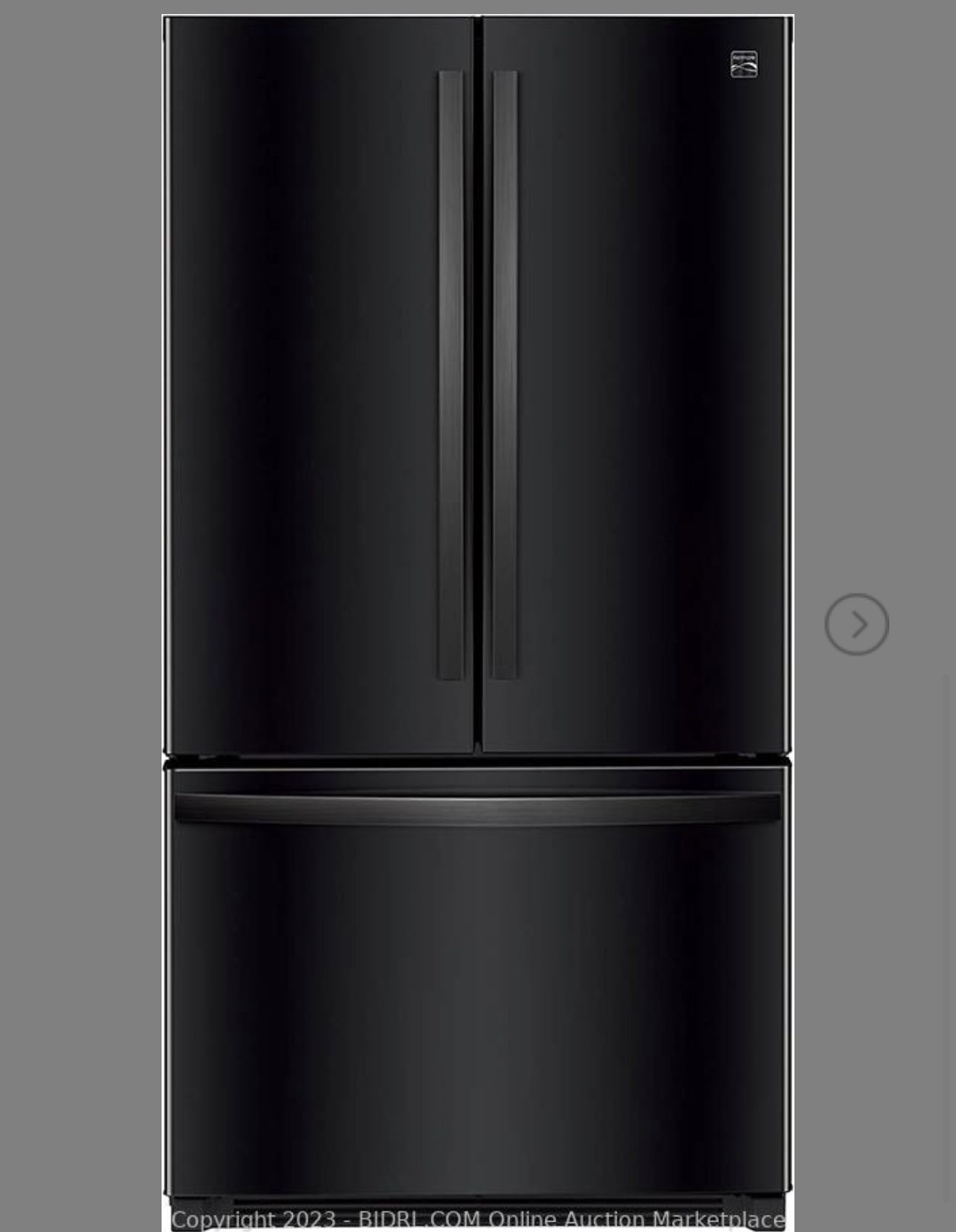 Kenmore 26.1 cu. ft. French Door Refrigerator w/Ice Maker - BLACK