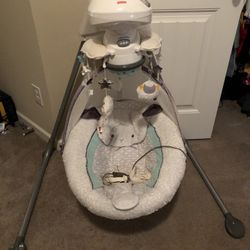 Baby Swing Lights Up And Plays Music