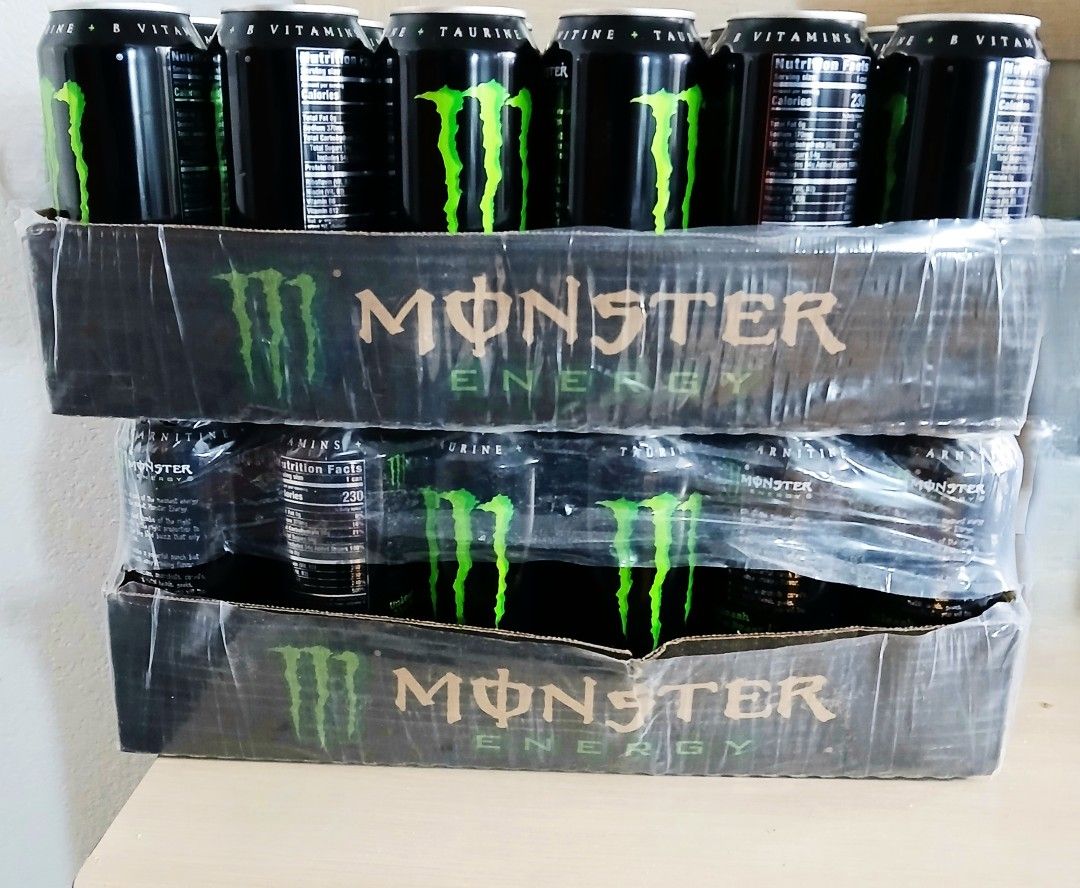 24 Cnt 16 FL Oz GREEN MONSTER ENERGY